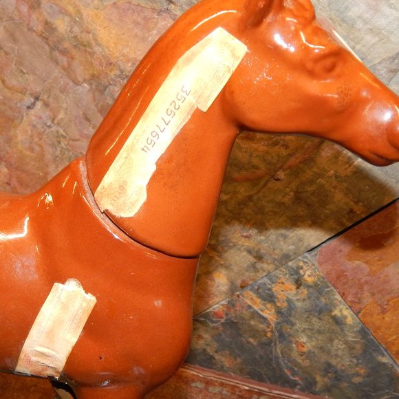 Vintage 1969 Ezra Brooks Man 'O War Horse Decanter - Picture 6 of 12